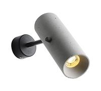 LED Spotlight, GrayBedside Reading Wall Light, GU10 Lighting Fixture, 180°+° Rotat Adjustment Wall Sconce, Wall Lamps for Living Room, Corridor