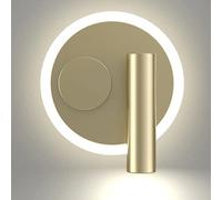 LED Spotlight, LED Wall 13W Hardwired Wall Sconce with Switch, Round/Square Wall Swivel Lamps, Adjustable Wall Accent Spot Lighting for Bedroom Bedside Reading