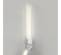 LED Spotlight, Linear Long Tube Wall Lamp, Ultra-Thin Bedside Reading Light, Metal Flute Wall Sconce with Adjustable, Wall Lights for Bedroom, Corridor