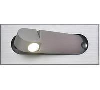 LED Spotlight, Recessed Reading Lamp 3W LED Headboard Spot Light, Hotel Bedside Wall with Push 350° Rotatable, Accent Lighting Fixture 4000K Natural Light (A)