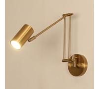 LED Spotlight, Swing Arm Wall Sconce Adjustable Wall Mount Reading Light Bedside Wall Lamp Focus Hardwired Sconces Bedroom Headboard Wall Lights Wall Lamps for Study Read