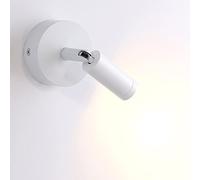 LED Spotlight, Wall Bedroom Bedside Lamps ° Reading Adjustable Wall Light - Wall Mounted Aisle Corridor Study Room Wall Sconce [Energy Class A +]