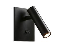 LED Spotlight, Wall Mounted Reading Lamp Headboard Bedside Light with Switch/Adjustable Lamphead, 3W LED Recessed Wall Fixture for Bedroom Dorm Room Room RV Living Room, 3000K