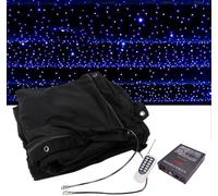 Led Stage Starry Sky Cloth sfondo, Multifuction Night Sky Star Backdrop, Pieghevole Wedding Stage Star Curtain Fondali, Starry Photography Sfondo Decorazione, 2 * 3 m