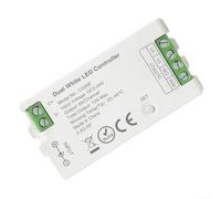 LED Strip Controller RGB RF Telecomando 2.4G per Tuya per gateway Compatibile con strisce COB 5050 3528 DC5V-24V Sincronizzazione Multi-Zone Custodia Bianca (B)