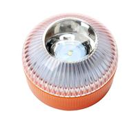 LED Strobe Light - ABS, Magnetic Warning Light | High-Brightness Caution LED, IP67 Waterproof, Yellow Flashing & White Steady Modes For Cycling, Car Roof, Truck, RV, Motorcycle, Roadside Safety