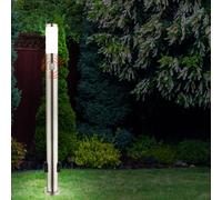 LED Supporto Lampada Giardino Sensore di Movimento Acciaio Inox Prese Esterno [EEK: F]