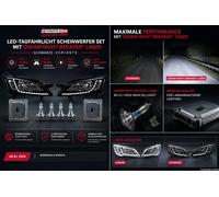LED Tfl Faro Adatto A per Opel Movano + Centralina Osram Notte Breaker