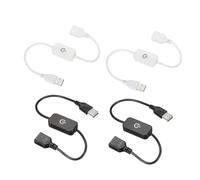 LED Touch Inline Dimmer 5V 3A USB Corda Tattile Interruttore Controllo,4pz