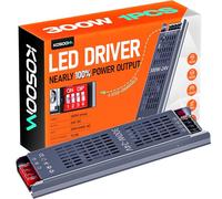 LED Transformer 24V DC 300W 12.5A 1PCS Alimentatore stabilizzato switching Trasformatore 220v AC Striscia slim faretti Driver alimentatori Dimmerabile trasformatori Strisce trafo Luci Power Supply