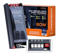 LED Transformer 24V DC 60W 2.5A 1PCS Alimentatore stabilizzato switching Trasformatore 220v Striscia slim faretti Driver alimentatori Dimmerabile trasformatori Strisce trafo Luci Power Supply