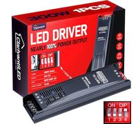 LED Transformer Dimmerabile 24V 300W 12.5A 1PCS Alimentatore stabilizzato switching Trasformatore AC 220v 12v DC Striscia slim faretti Driver alimentatori trasformatori Strisce trafo Luci Power Supply