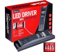 LED Transformer Dimmerabile 24V 400W 16.66A 1PCS Alimentatore stabilizzato switching Trasformatore AC220v 12v DC Striscia slim faretti Driver alimentatori trasformatori Strisce trafo Luci Power Supply