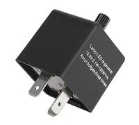 LED Turn Indicator Flasher Relay | 3 - Pin Adjustable CF14KT for Hyper Flash Fix/No Flash/Dashboard Warning | 12V Universal Car & Motorcycle Relay