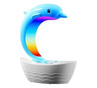 LED Umidificatore con altoparlante wireless, Cool Mist Dolphin Air Diffuser, 7,87 x 4,13 x 9,65 pollici Raindrop umidificatore, Multicolor Night Light for Home, Bedroom, Workarea and Decor