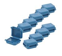 LED Universum - 10 scatole in gel per cavi per esterni, certificate IPX8, per morsetti max. 4 mm², scatola di derivazione per conduttore, connettore impermeabile, presa per morsetti a contatto, blu