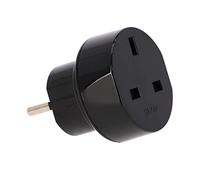 LED Universum Adattatore da viaggio/adattatore da viaggio (adattatore per presa europea e spina Inghilterra) nero