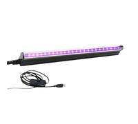 LED UV Blacklight Light Bar Stage Stage Blacklight tubo portatile UV Light Fluorescenza Rilevamento Plug e gioco di club per club bar KTV 2 pacchetti di club (1 pacchetto)