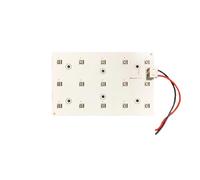 Led UV da 6 pollici for stampante 3D for Anycubic photon mono 2K 405nm array UV 15 pezzi Sorgente luminosa che sostituisce la scheda LED UV for l'uso della piastra(Only Light board)