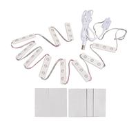 LED Vanity Mirror Light Toucheble White Light Light USB Dimmable Makeup Light Bagni 10 barre Light Adesivi Applicabile Scena (10 stringhe)