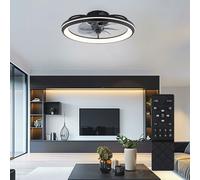 LED Ventilatore da Soffitto Telecomando Plafoniera Cct Regolabile Ritorno D 50cm [EEK: Inaditato]