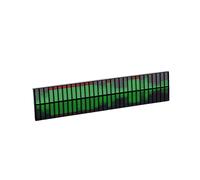 LED Verde+Rosso, Spettro Musicale, Luce LED, Indicatore di Livello Audio Controllato Dalla Voce, VU Meter, Lampada D'Atmosfera