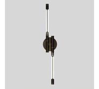 LED Wall Light, Brushed Gold Wall Bar Light LED up Down Wall Mounted Lamp Indoor Metal Iron Long Linear Wall Sconce Black Bathroom Vanity Fixtures for Bedroom Hallway/Dark/