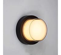 LED Wall Light Outdoor Waterproof Modern Nordic Style Indoor Wall Lamps Living Room Porch Garden Lamp (Color : A 光源 Light Source Color : Warm White) (B Warm White)
