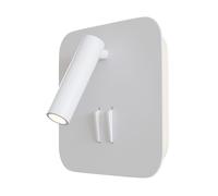 LED Wandleuchte Alluminio Interruttore Bianco B:13 CM 3000 K Parete Diretto