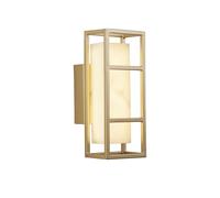 LED Wandleuchte Bagno Resina Metallo Oro IP44 14 W 407 Lm 3000 K Applique Bagno