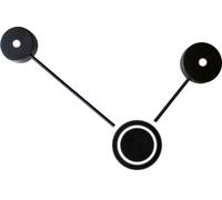 LED Wandleuchte Indiretto Dimmerabile Nero B :3 3 CM 12 W 3000 K Parete Sala