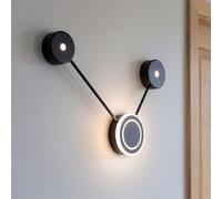 LED Wandleuchte Indiretto Dimmerabile Nero B :3 3 CM 12 W 3000 K Parete Sala