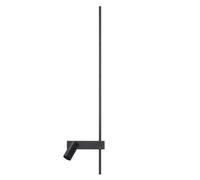 LED Wandleuchte Nero Soggiorno Indiretto Alluminio GU10 H:80 CM Faretti Spot