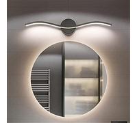 Led Wavy Mirror Light Waterproof Bathroom Mirror Cabinet Lamp Umidità Resistente Wall Light Trucco Luce per Hotel, Famiglia/40Cm8W