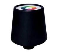 LED Wine Bottle Lamp Head Table Lamp Removable and Removable Portable Charging Atmosphere Night Light,Black,16 Color