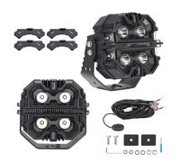 LED Work Light Pods 212W White Amber DRL Spot Beam For Off Road Vehicle UTV 12V