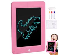 LED Writing Board, Transparent Educational Message Display, 9.25x7.28x0.31 Inches, Bright Color Drawing Sign for Kids, Learning Presentations, Classroom Notes, Home Study and Fun