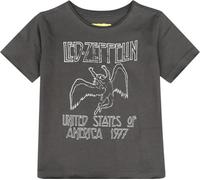 Led Zeppelin Amplified Collection - Maglietta unisex per bambini, US 77 Tour, colore: Carbone, Carbone, 14 anni