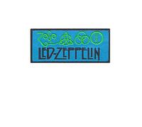 Led Zeppelin Blue Distintivo Ricamato Applicazioni Il Ferro Sulla Toppa Patch Accessorio