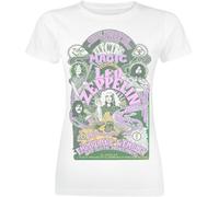 Led Zeppelin Electric Magic Donna T-Shirt Bianco M 100% Cotone Regular
