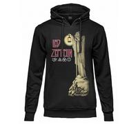 Led Zeppelin Felpa Ufficiale The Hermit. Felpa con Cappuccio Unisex in Cotone. vestibilità Regular per Adulto e Ragazzo XXL