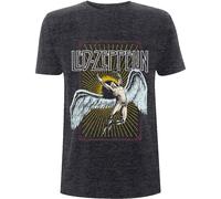 Led Zeppelin 'Icarus' (Grigio) T-Shirt - NUOVO E UFFICIALE
