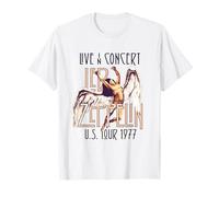 LED Zeppelin Live in Concerto 77 Maglietta