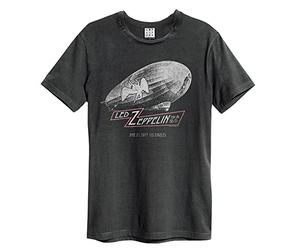 Led Zeppelin Maglietta da Uomo Dazed & Confused, Grigio (Charcoal CC), M