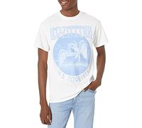 Led Zeppelin Maglietta da Uomo Us Tour 1975 White Tee US Tour 1975, Colore Bianco, Bianco, L