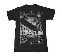 Led Zeppelin Shook Me Jimmy Page Rock ufficiale Uomo maglietta unisex