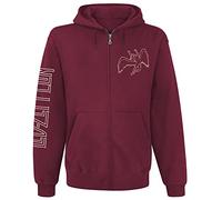 Led Zeppelin Symbols Uomo Felpa Jogging Marrone/Rosso 80% Cotone, 20% Poliestere Regular