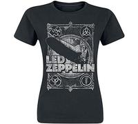 Ladies Led Zeppelin Vintage Print Lz1 autorizzato Donne maglietta