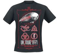 Led Zeppelin Uk Tour '71. ufficiale Uomo maglietta unisex