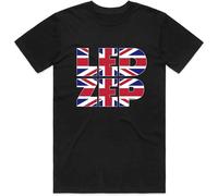 Led Zeppelin Union Jack Type Logo autorizzato Uomo maglietta